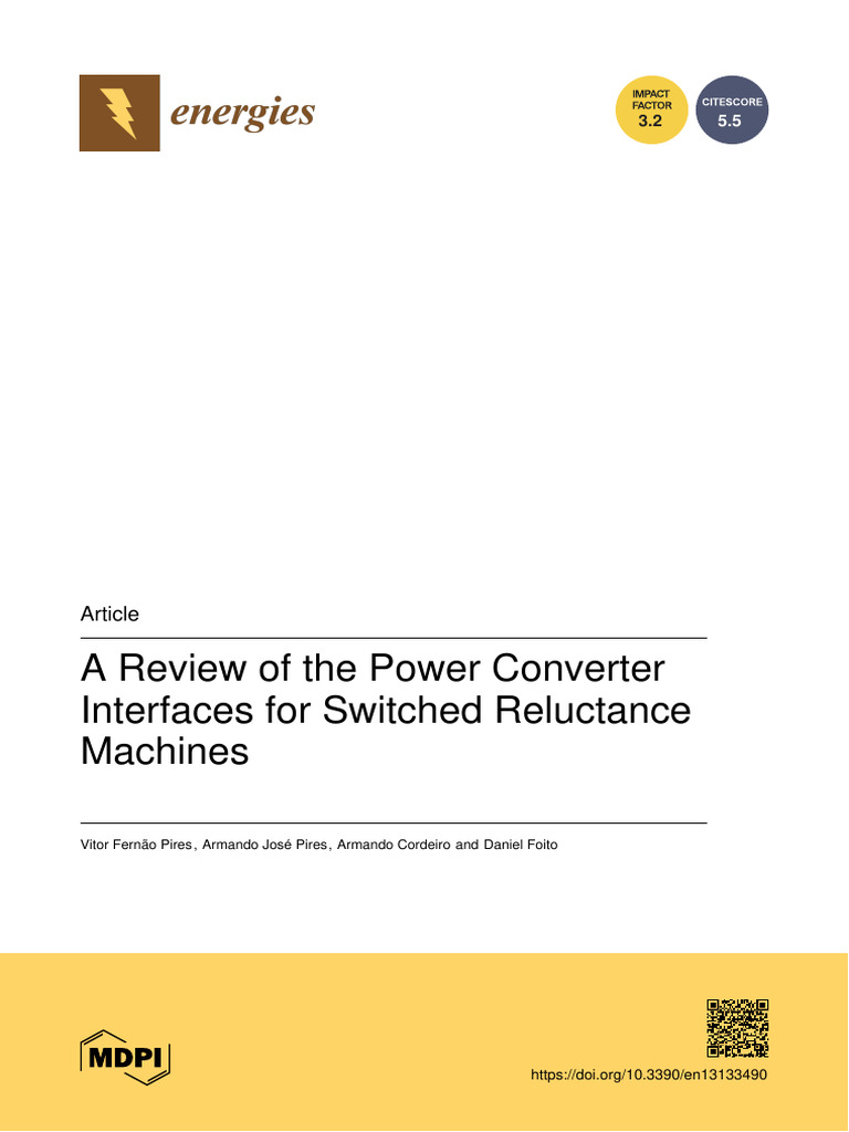 Multilevel Converters for SRM Applications | PDF | Power Electronics ...