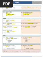 Linq Cheat Sheet