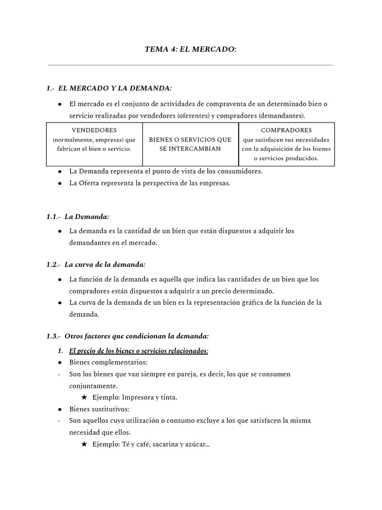 Oferta y Demanda en el Mercado | PDF | Oferta y demanda | Oferta (economía)