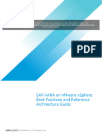 Sap Hana On Vmware Vsphere Best Practices and Reference Architecture Guide Noindex