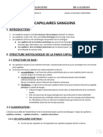 Les Capillaires Sanguins DR A.Slimani