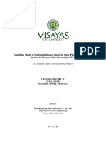 Feasibility Study of The Installation of On-Grid Solar Photovoltaic Rooftop System in Visayas State University (VSU)