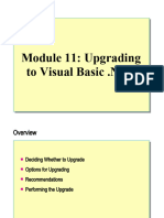 Module 11: Upgrading