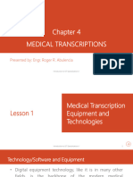 Chapter 4 Lesson 1 Medical Terminology Technologies - Software - 095834