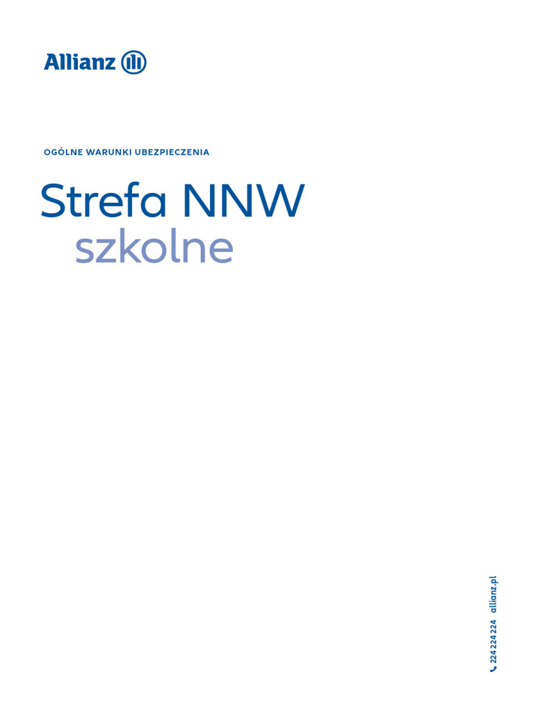 Strefa NNW Szkolne OWU | PDF