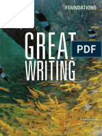 Great-Writing Foundations Latest Ed