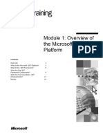Module 1: Overview of Platform: Overview 1 2 5 Framework Components? 9 Enhancements? 17 Review 19