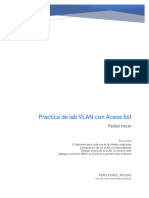 Practica de Lab VLAN Con Acess-List