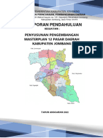 Laporan - Pendahuluan PENGEMBANGAN MASTER PLAN 12 PASAR1