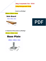 Scaffolding Components Size