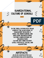 Organizational Culture in Schools Levels