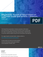 Megatrends Pursuit of Value Impact On Consumer Goods and Services Categories