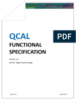 Web Calculator Functional Specification