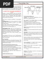 Waves Notes Physics o Level