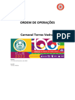 Ordem Operações - Carnaval de Torres Vedras - 2023