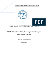 Báo Cáo Chuyên Đề Văn Học: Chủ đề: Tìm hiểu về những đặc sắc nghệ thuật trong văn học trung đại Việt Nam