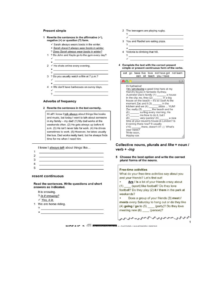 Starter Test Level 2º Eso | PDF