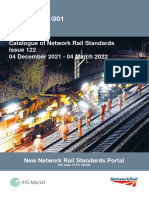 Catalogue of Network Rail Standards Issue 122