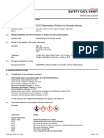 Decontamination Solution Aromatic Amine 2001 Sds