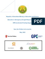 Annex A - Full Proposal - GPE Accelerated Funding For Somaliland