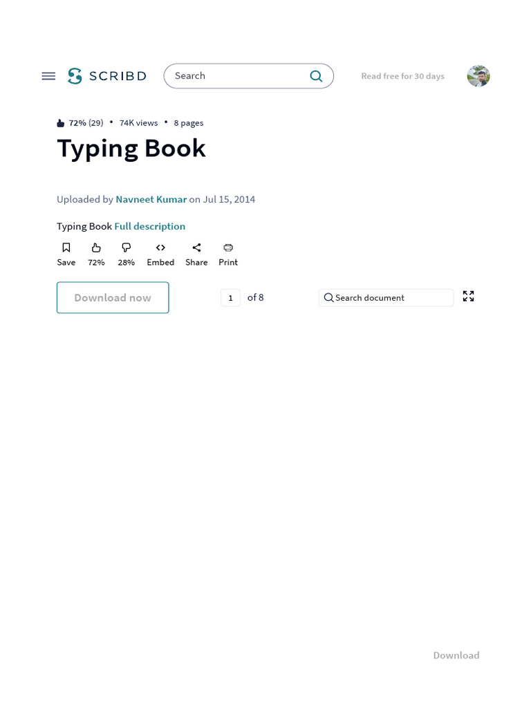 Typing Book - PDF | PDF