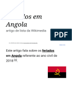 Feriados em Angola - Wikipédia, A Enciclopédia Livre - 092324
