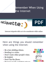 Things To Remember When Using The Internet
