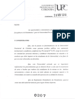 Resolucion Rectoral Nro. 207 2018 Reglamento Disciplinario de Estudian... 1