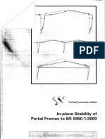 P292 In-Plane Stability of Portal Frames