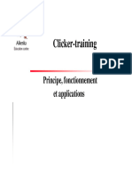 Clicker Training 19 Pages 1 Page Par Feuille