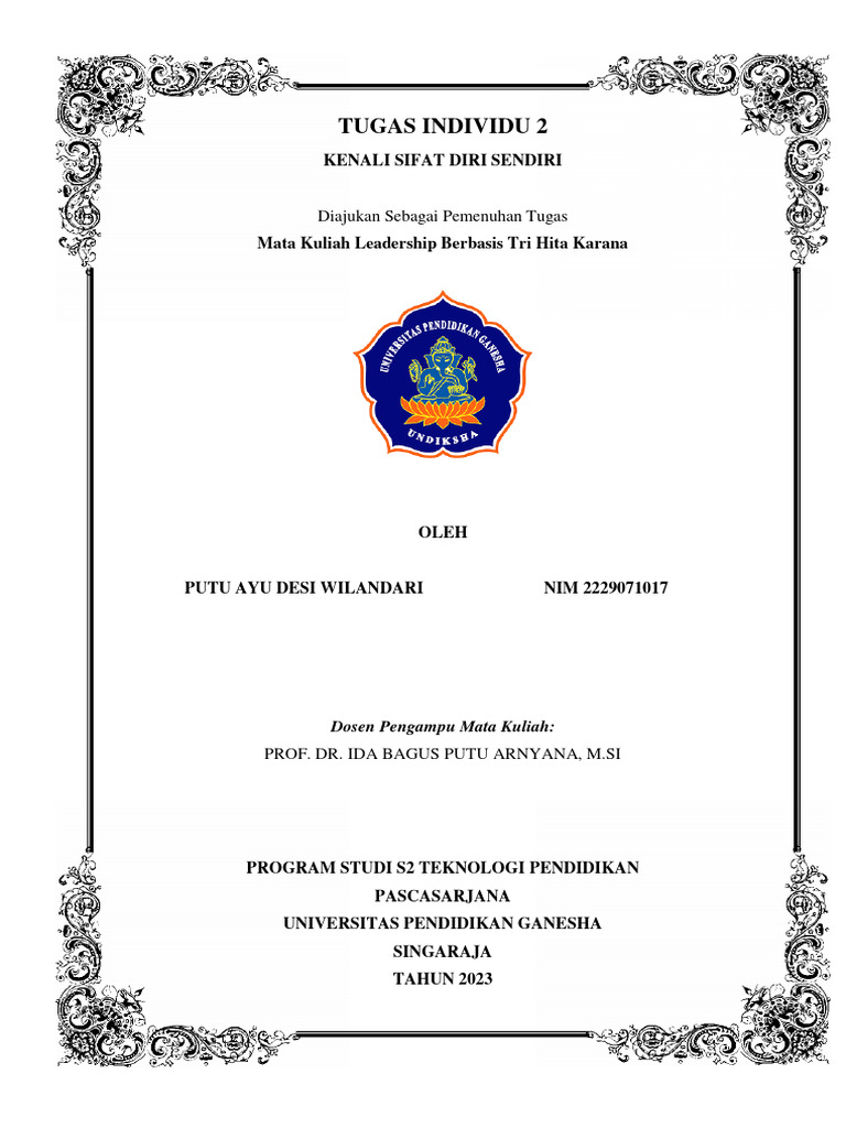 Kenali Sifat Diri Sendiri | PDF | Pengembangan Diri