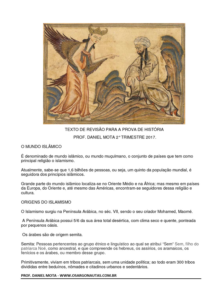Origem e Expansão do Islamismo | PDF | Maomé | Islã Xiita