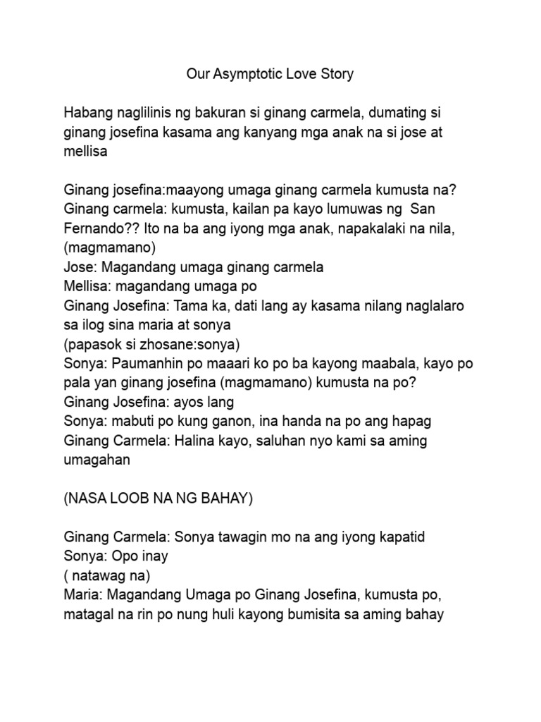 Our Love Story Pdf