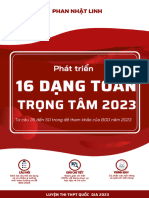Phat Trien 16 Dang Toan Trong Tam de Tham Khao TN THPT 2023 Mon Toan