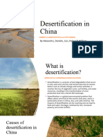 Desertification in China (FINAL DRAFT)