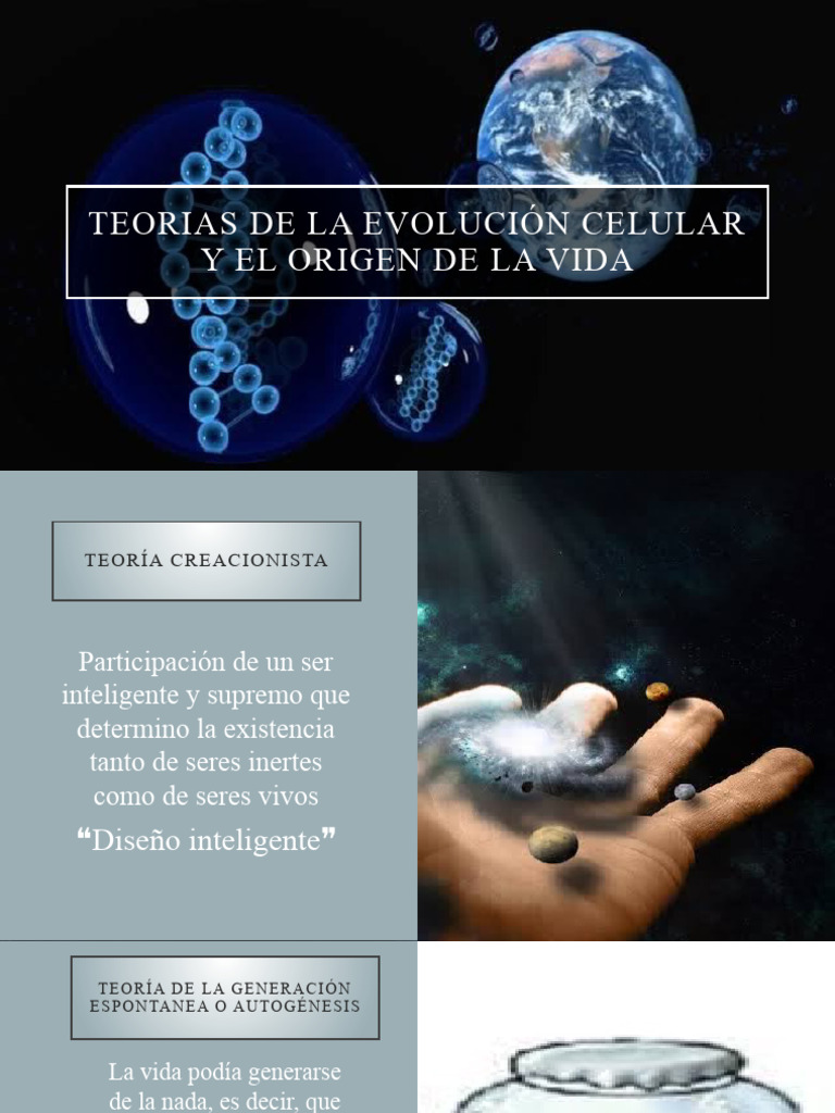 Teorías de la Evolución Celular y Vida | PDF | Ciencias sociales ...