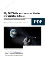 Why DART Is The Most Important Mission Ever Launched To Space