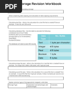 1.3 - Storage Revision Workbook