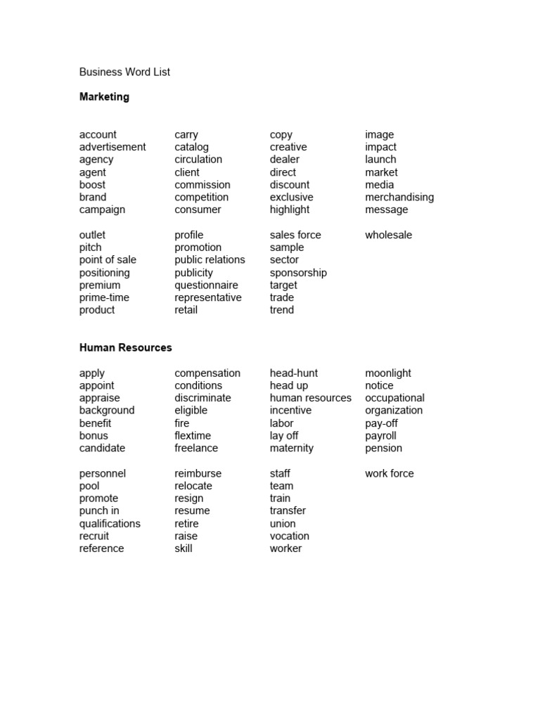 business-word-list-pdf-equity-finance-lawsuit