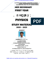 11th Physics EM Slow Learners Study Materials English Medium PDF Download