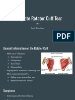 Rotator Cuff Tear