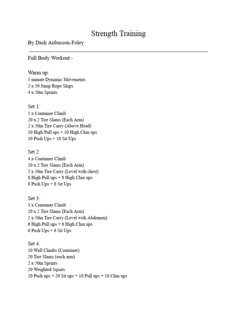 Strength Training PDF