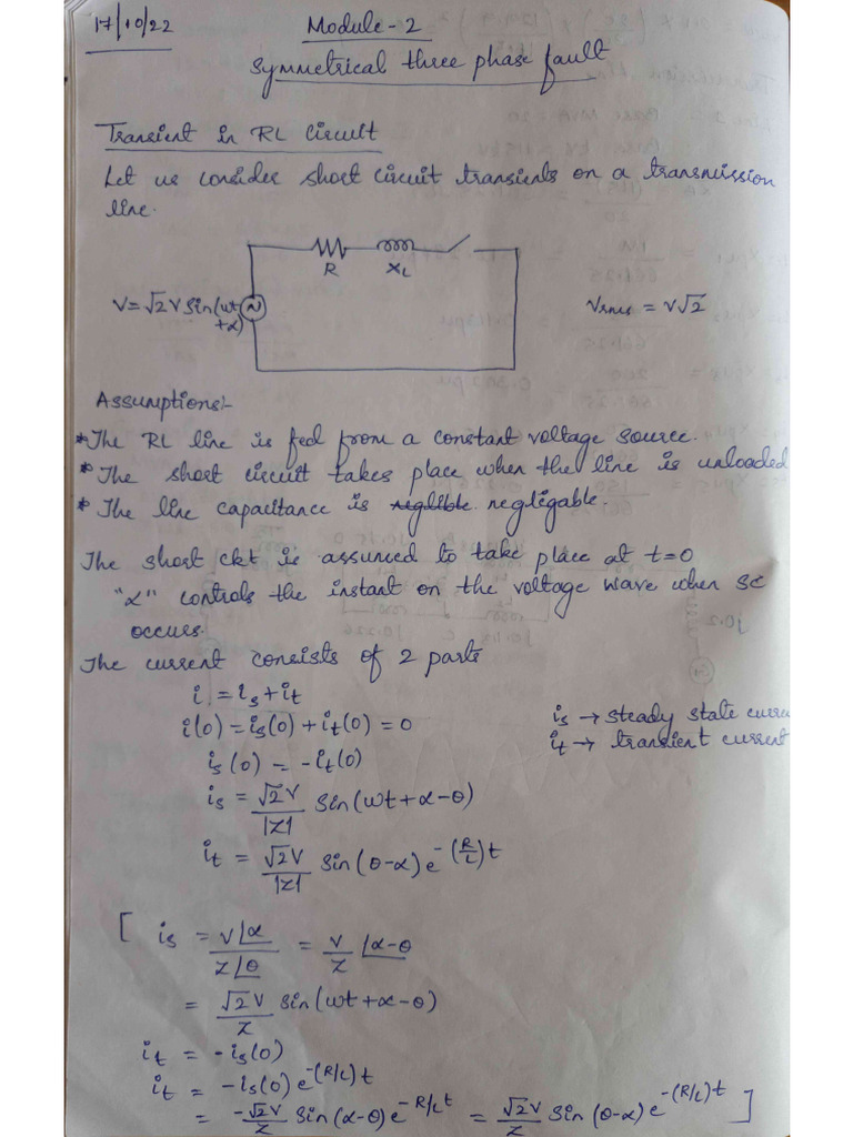 Power System Analysis Module 2 VTU PDF