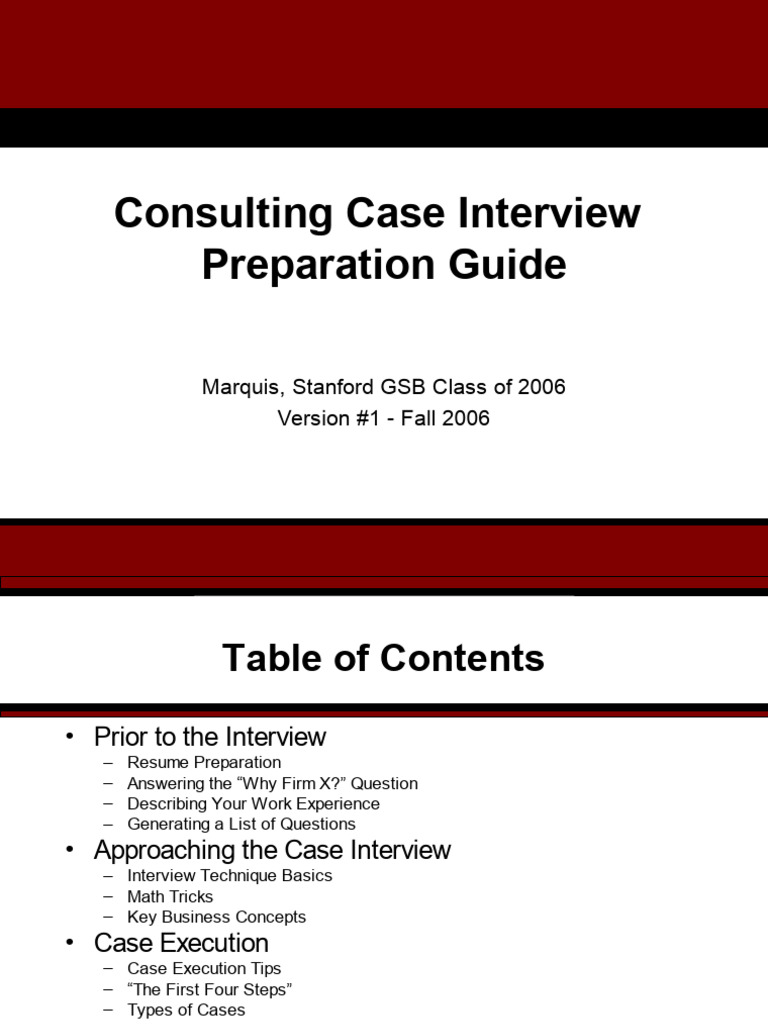 Casebook Stanford 2006 PDF Profit (Economics) Sales