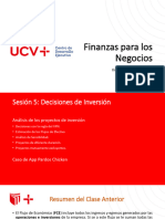 Sesión 5 - Finanzas para Los Negocios