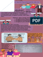 Geografi Analisis Kualitas Penduduk