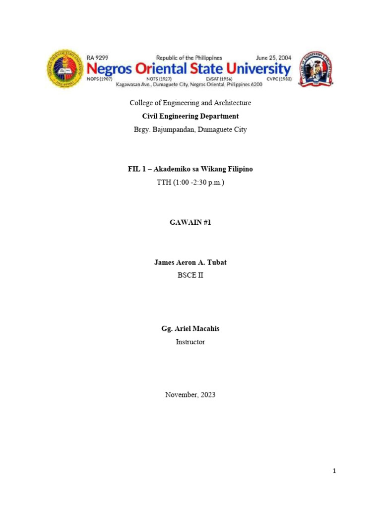 Fil 1 | PDF