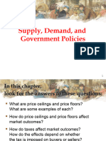 Lecture 06 - Chapter6 - Supply, Demand & Government Policies