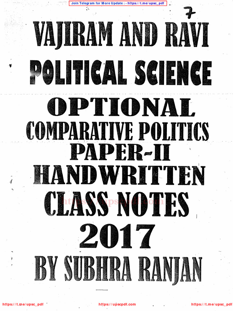 Comparative Politics PDF