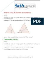 Exercices Probleme Ouvert de Geometrie Et Competences Maths Troisieme 843